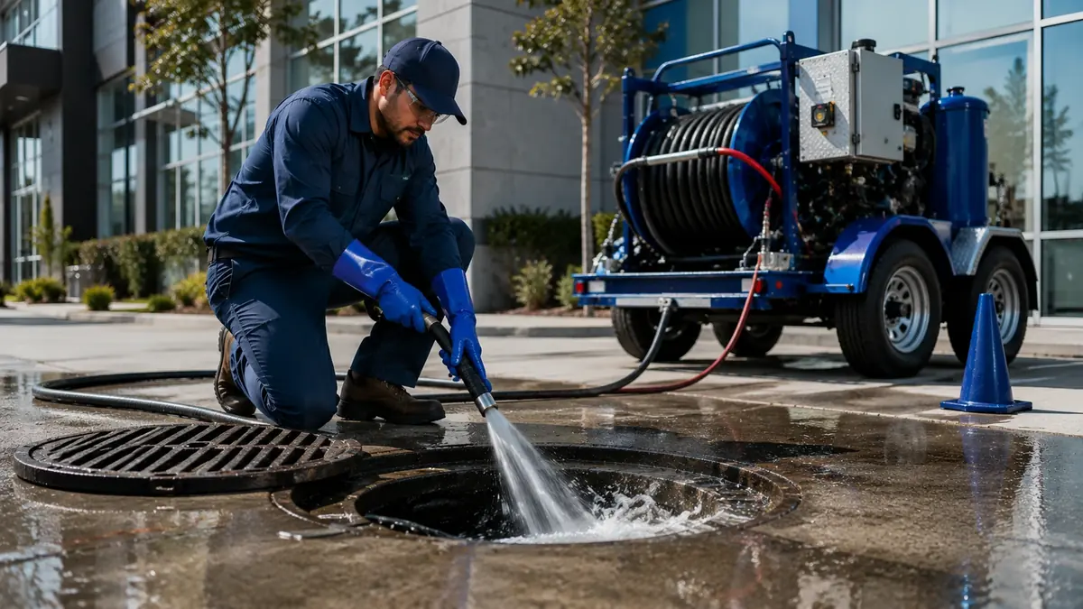Commercial Hydro Jet Drain Cleaning in Carpinteria