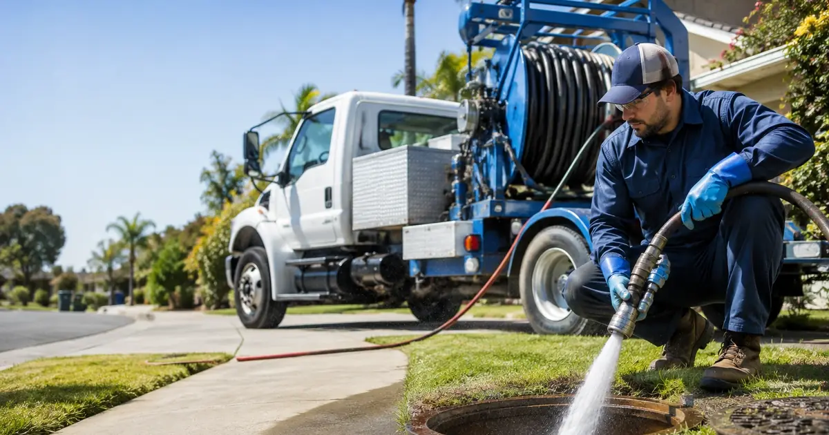 Hydro jet sewer cleaning Carpinteria