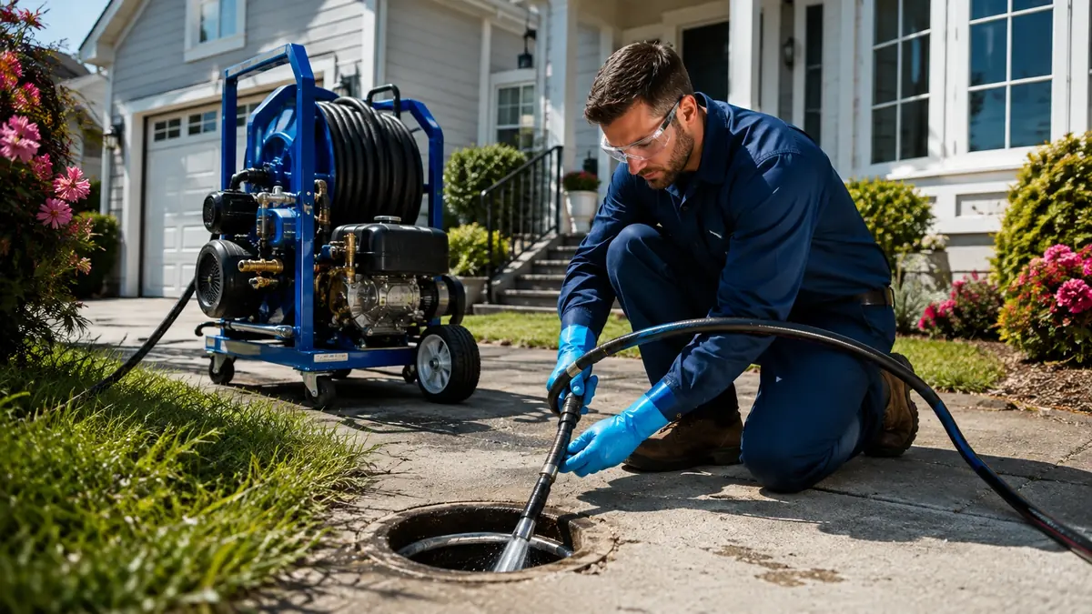 Residential Hydro Jet Drain Cleaning in Carpinteria